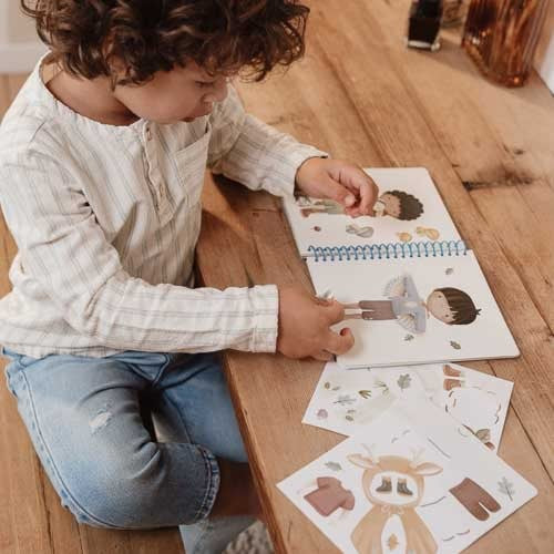 "Dress Me Up" Sticker Book – Forest Friends