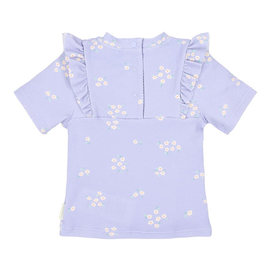 Camisola de banho de manga curta com parte de baixo Dreamy Lavender - Little Dutch