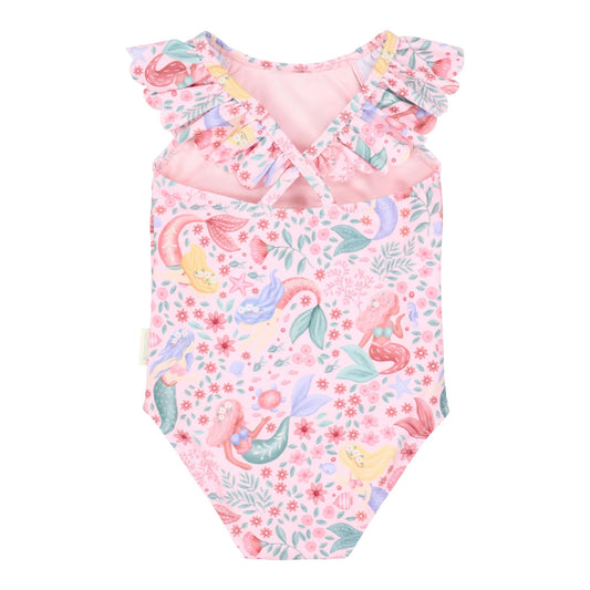 Fato de Banho com Folhos Dreamy Mermaid - Little Dutch