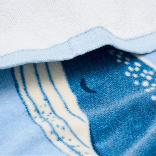Toalha de praia Ocean World Blue - Little Dutch
