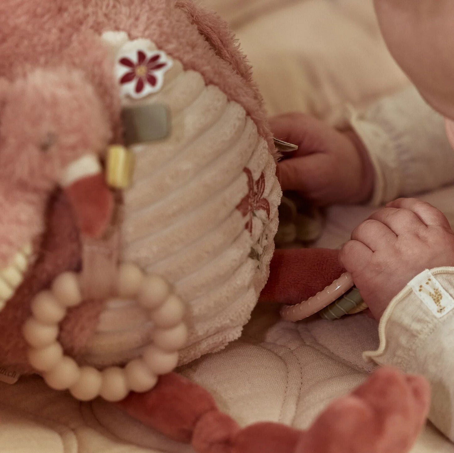 Peluche de Atividades Flamingo Rosa