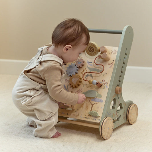 Andador de Atividades Verde - Safari Friends | Little Dutch