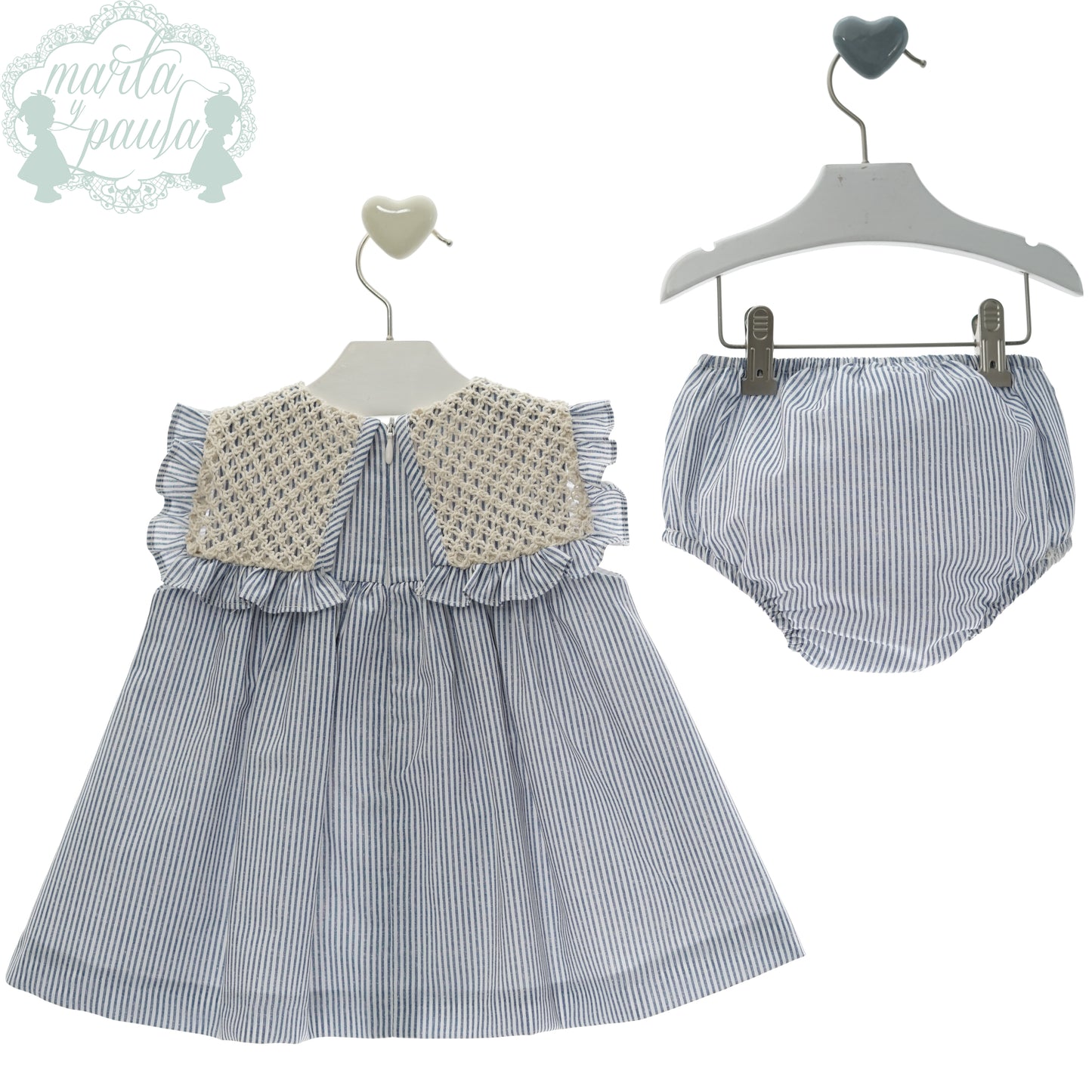 Girl's set with diaper cover