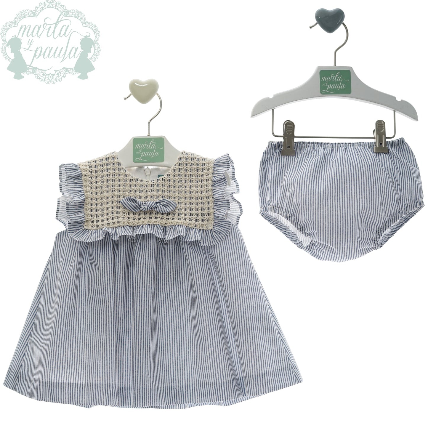 Girl's set with diaper cover