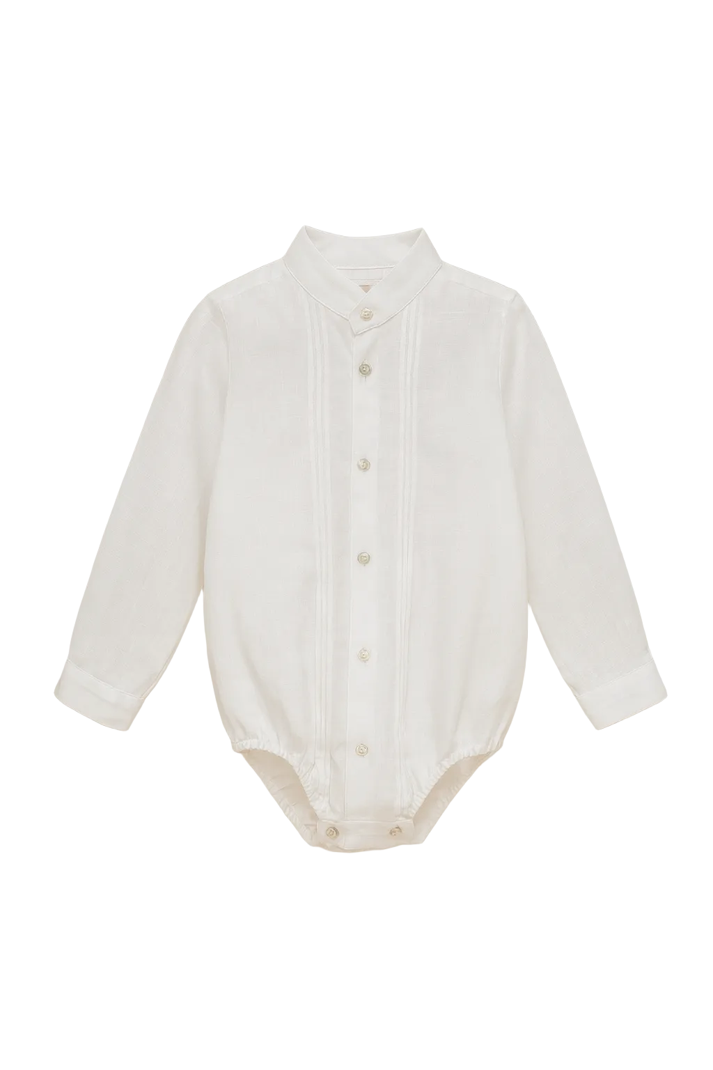 Camisa Body com pregas ao centro e apertar á frente