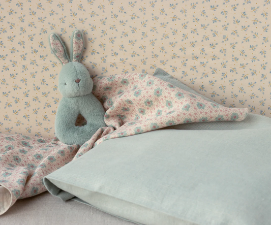 Rabbit and Bell Set - Mint Green