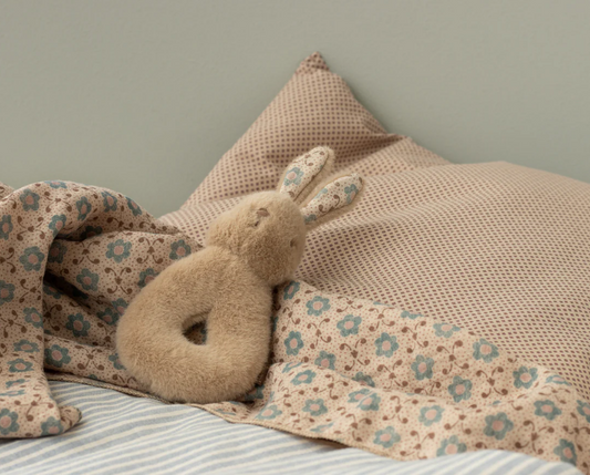 Rabbit and Bell Set - Light Peach