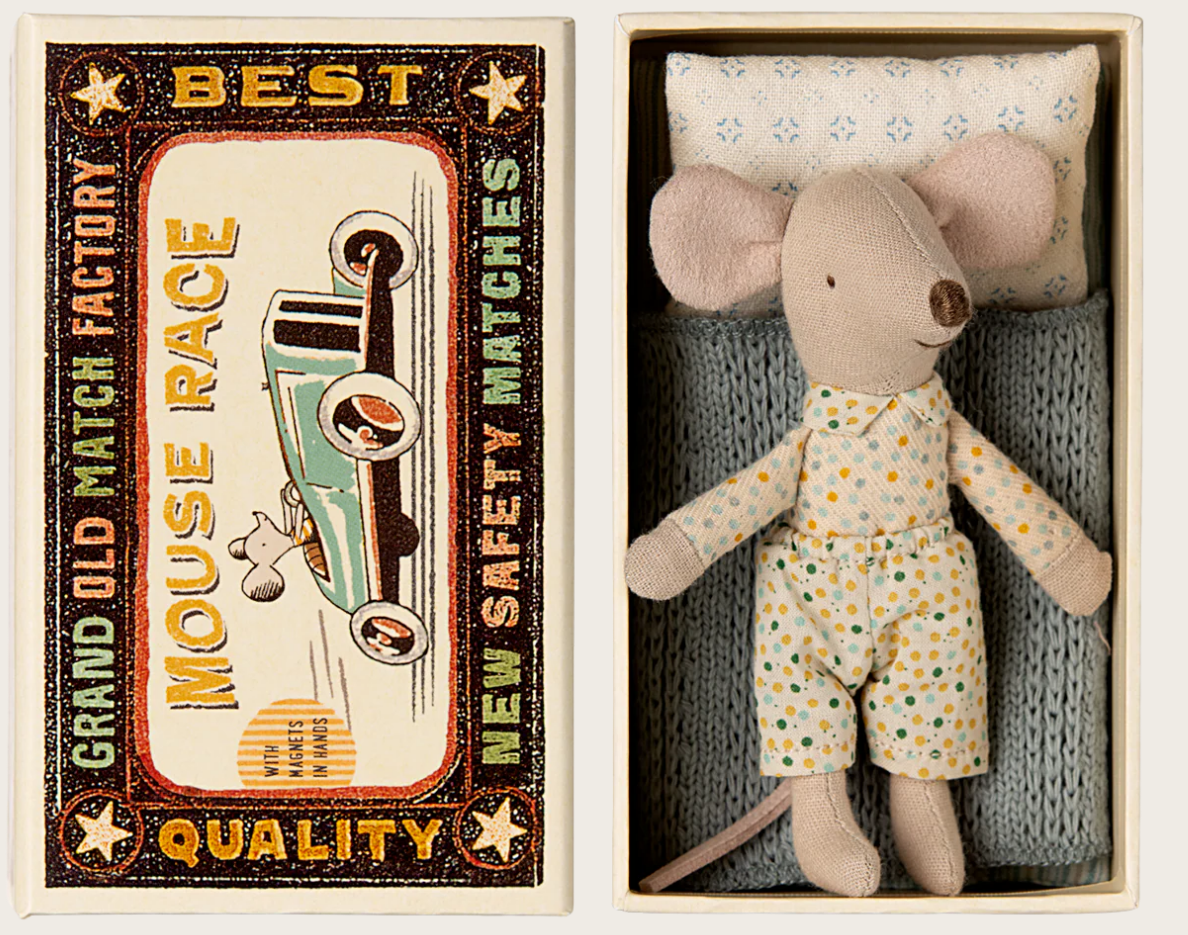 Little Brother Mouse in a Matchbox | 11cm