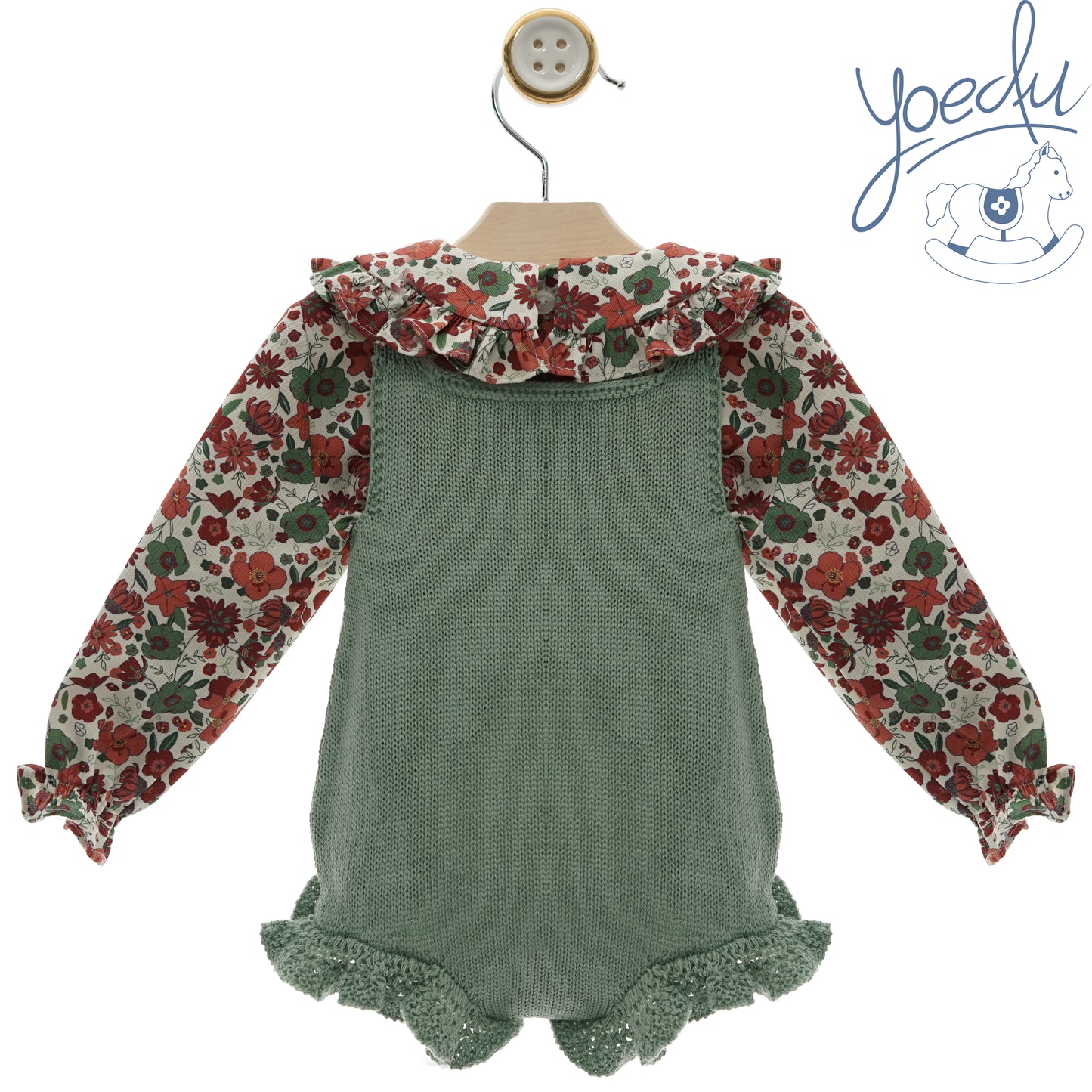 Conjunto bebe ranita "Familia CRETONA"