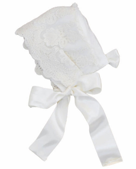 Casquette Amaya en tulle brodé