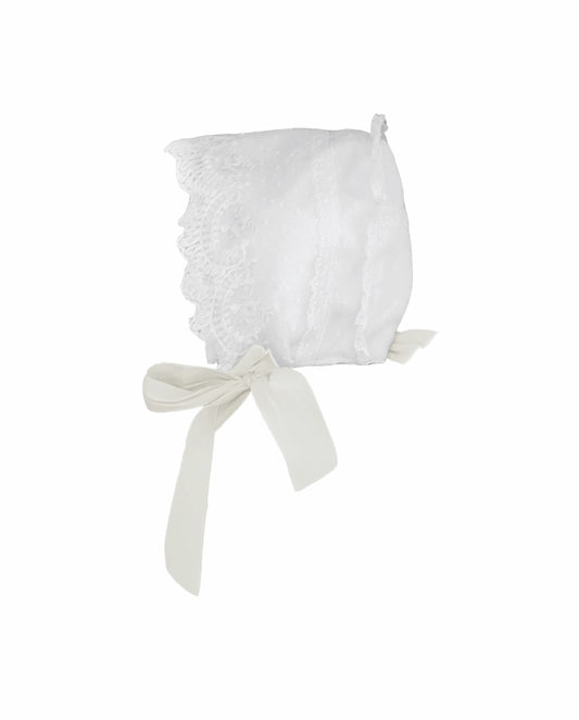 Touca bebe em tule plumeti