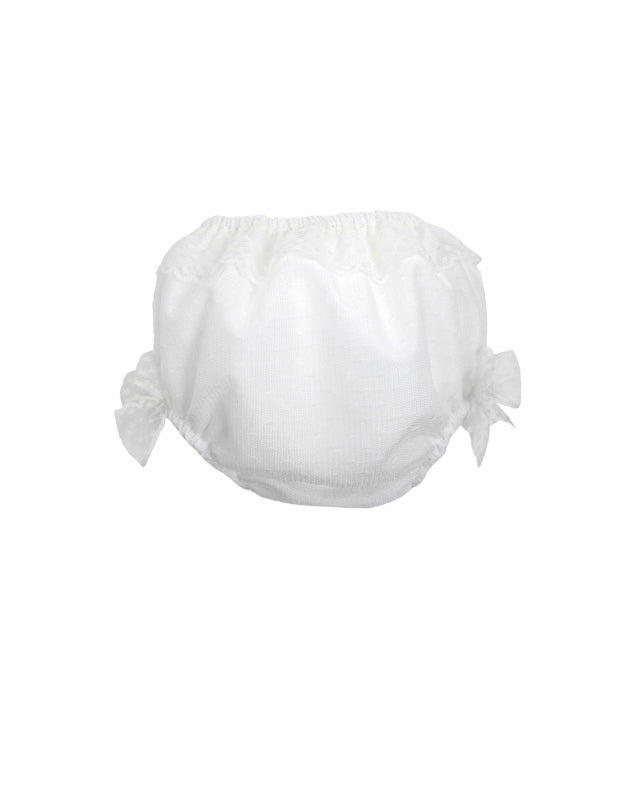 Tapa-Fraldas c/renda