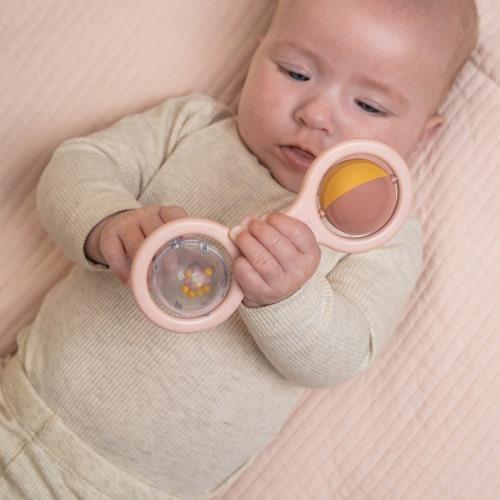 Ball-Shaped Rattle - Pink