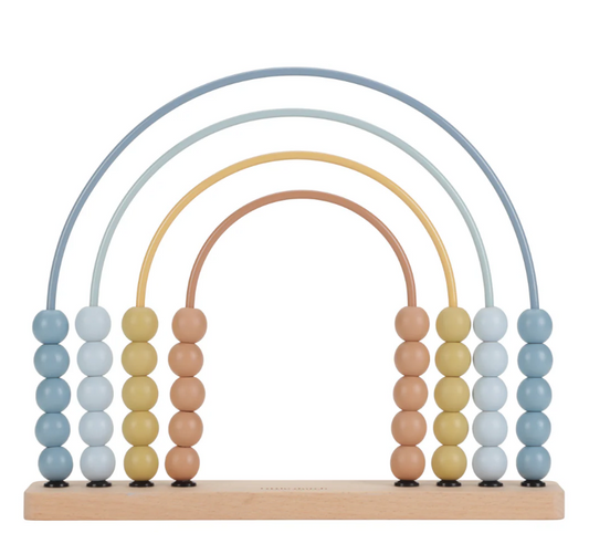 Blue Rainbow Abacus - forest friends FSC