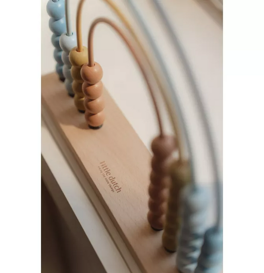 Blue Rainbow Abacus - forest friends FSC