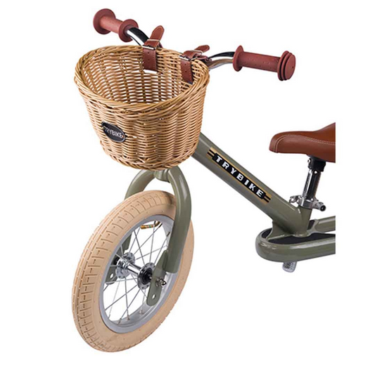TRYBIKE- Wicker Basket for Bicycle
