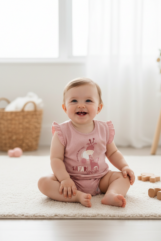 Sleeveless girl's jumpsuit