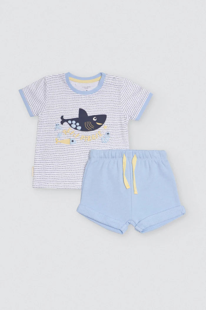 Conjunto bebé manga curta