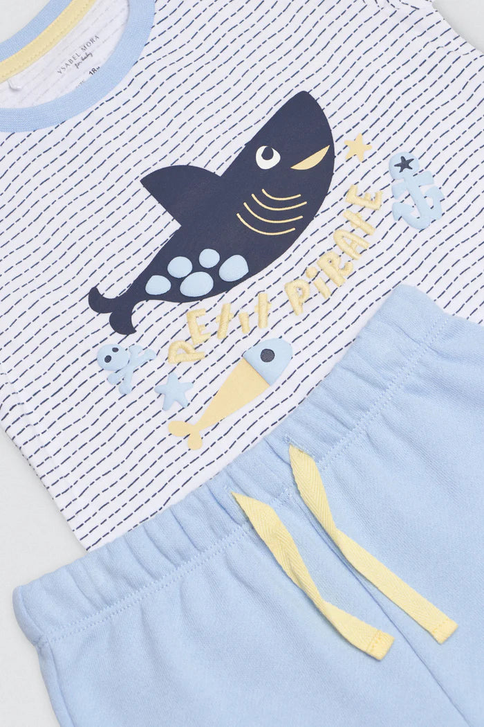 Conjunto bebé manga curta