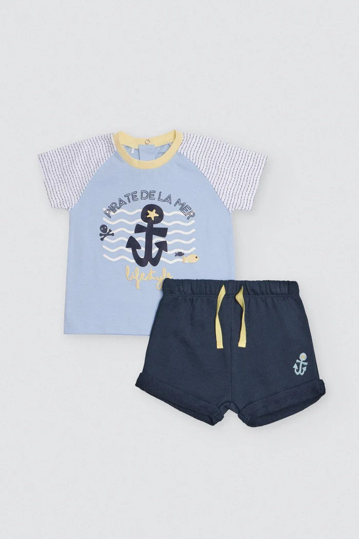 Conjunto bebé manga curta