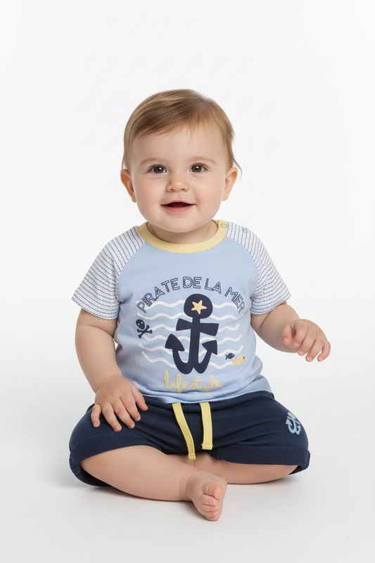 Short sleeve baby set