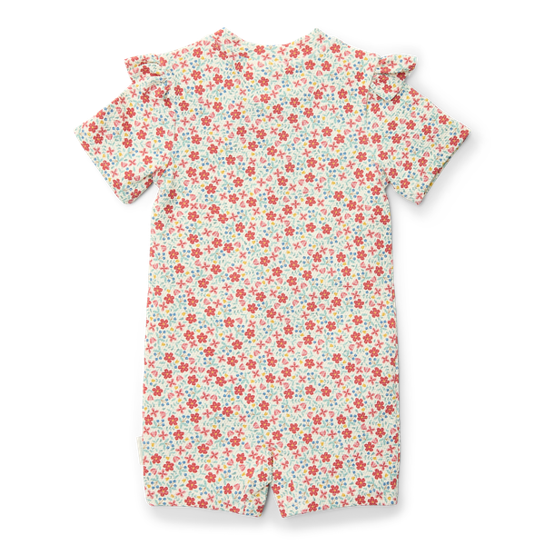 Maillot de bain MC – Fleurs ensoleillées multicolores