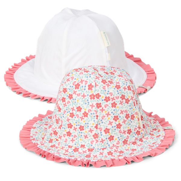 Chapéu reversivel-Sunny Flowers multi-colour