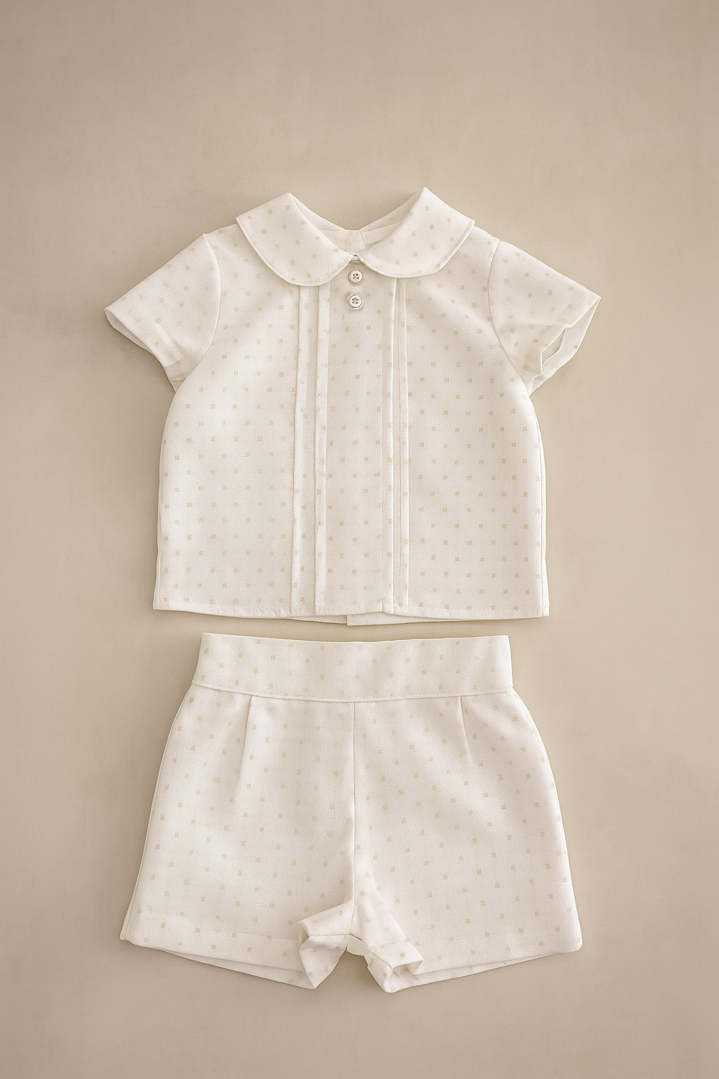 Ensemble à pois HG (Lin recouvert de tulle)