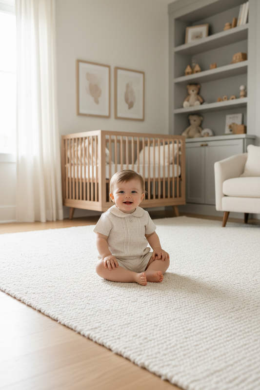 Conjunto HG Bolinhas(Linho revestido a tule)