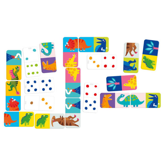 Let´s play Dino Dominioes 2+