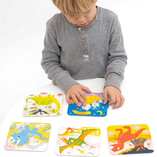 On-the-go Dinosaur Puzzles 3+