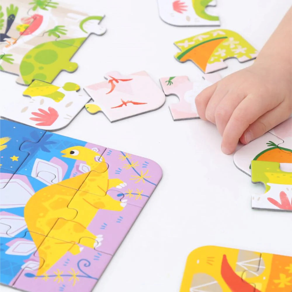 On-the-go Dinosaur Puzzles 3+
