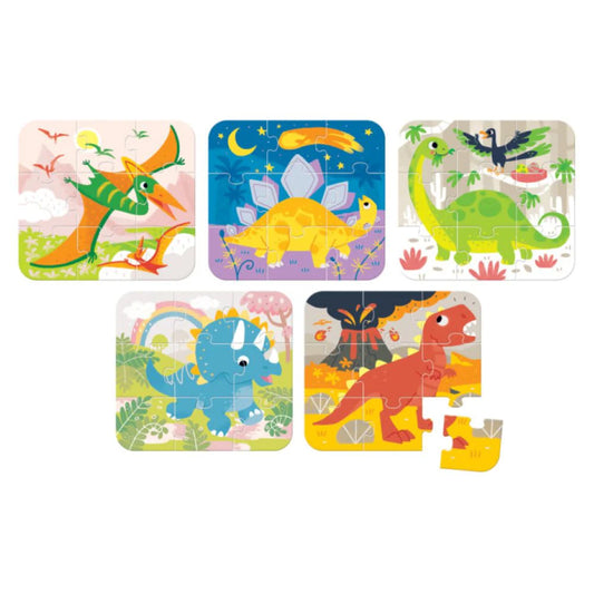 On-the-go Dinosaur Puzzles 3+