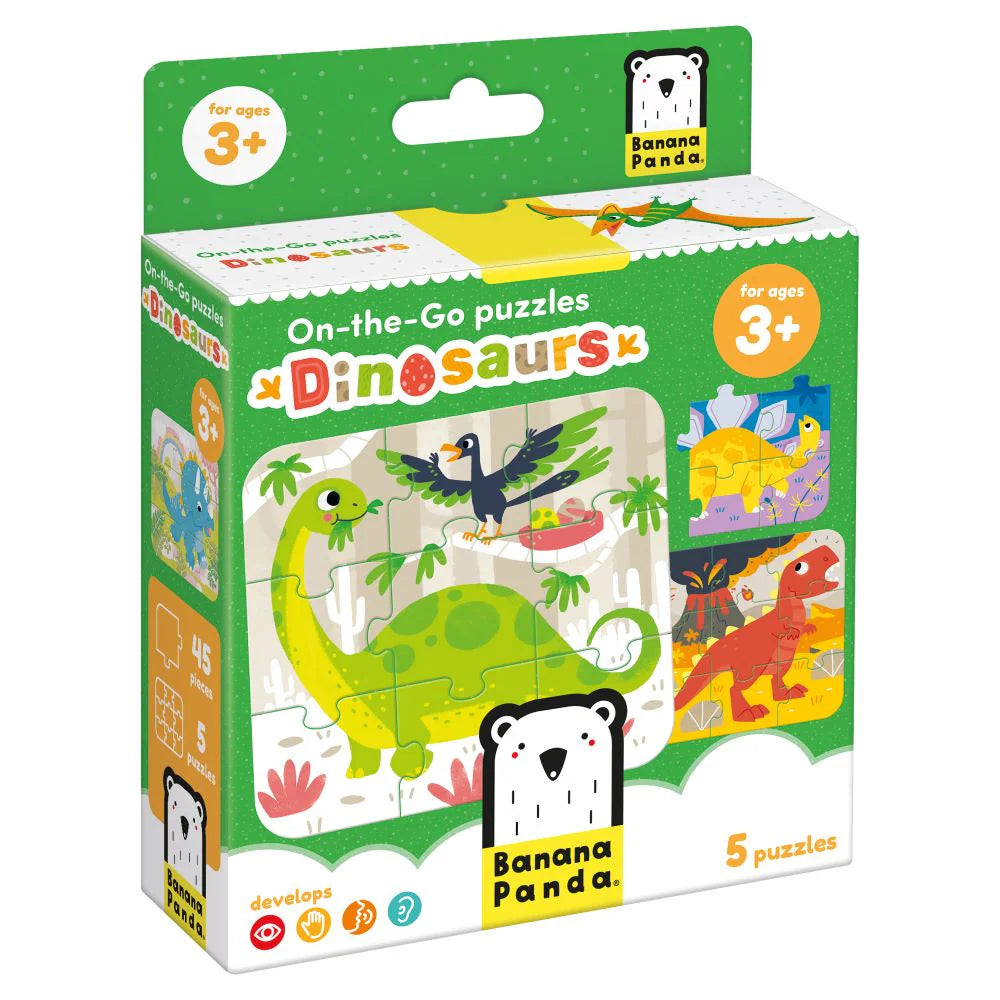 On-the-go Dinosaur Puzzles 3+
