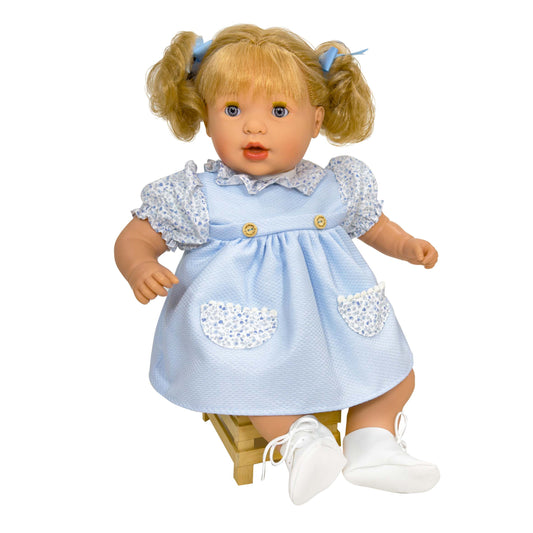 Doll- CLAUDIA BLUE DRESS CASE