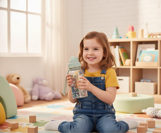 Garrafa de plástico Leaves Sage