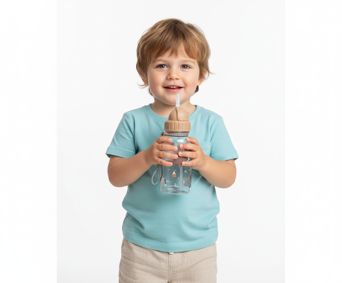 Dinos World plastic bottle