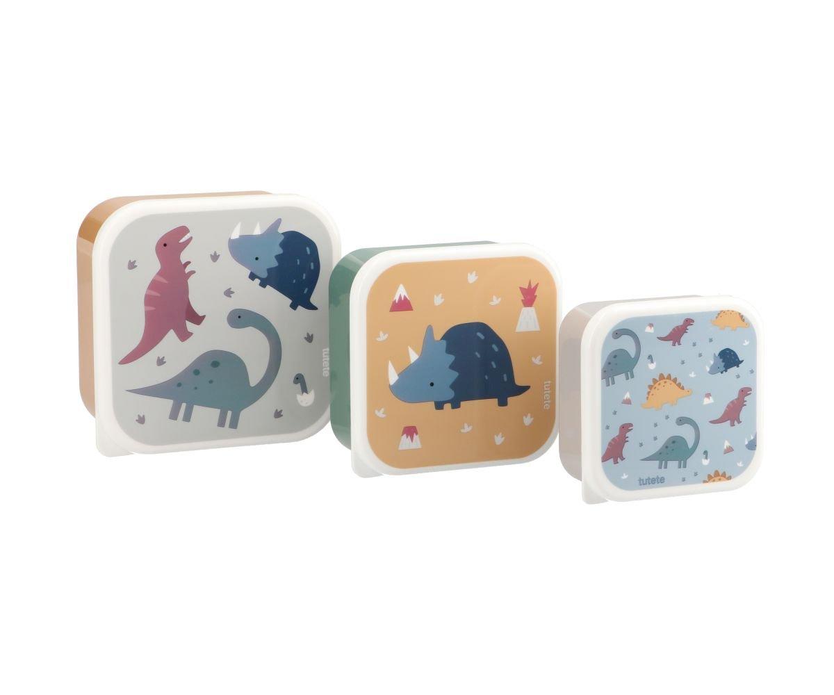 Lot de 3 boîtes à goûter – Dinos World