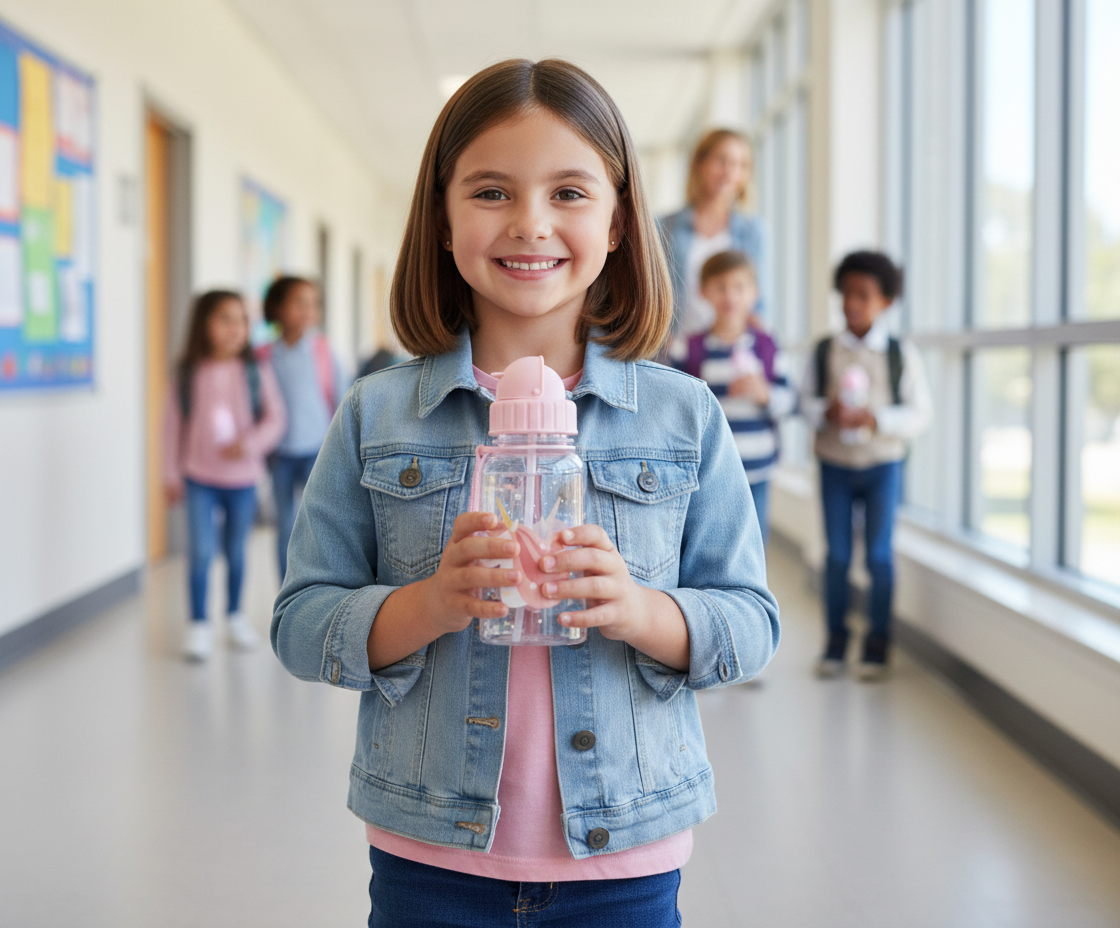 Garrafa Plástico Infantil Magical Unicorn