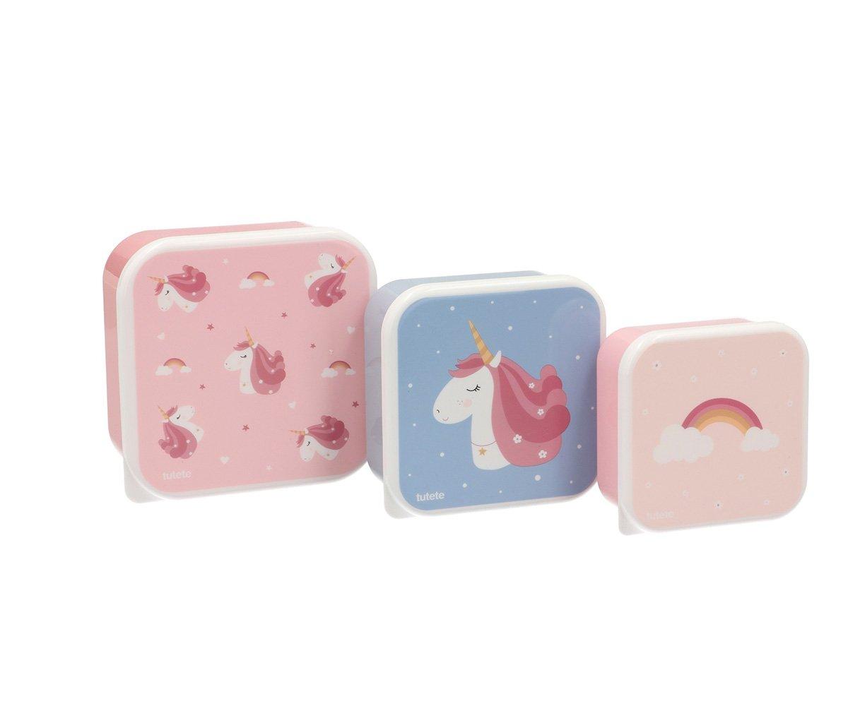 Conjunto 3 Lancheiras Snacks – Magical Unicorn