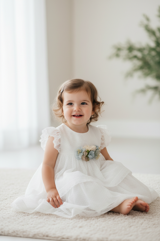 Vestido Bebe em tule