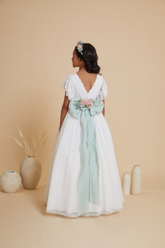 Vestido Comunhão Comp. Amaya