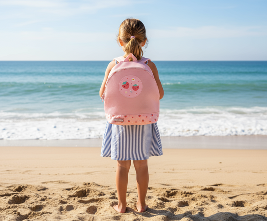 Anti-sand Children's Backpack - Strawberries