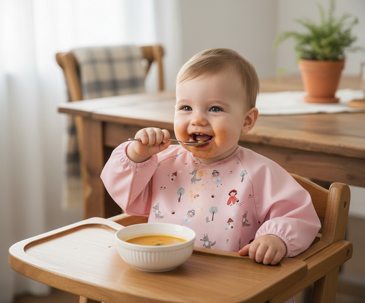 Babete com mangas Little Red