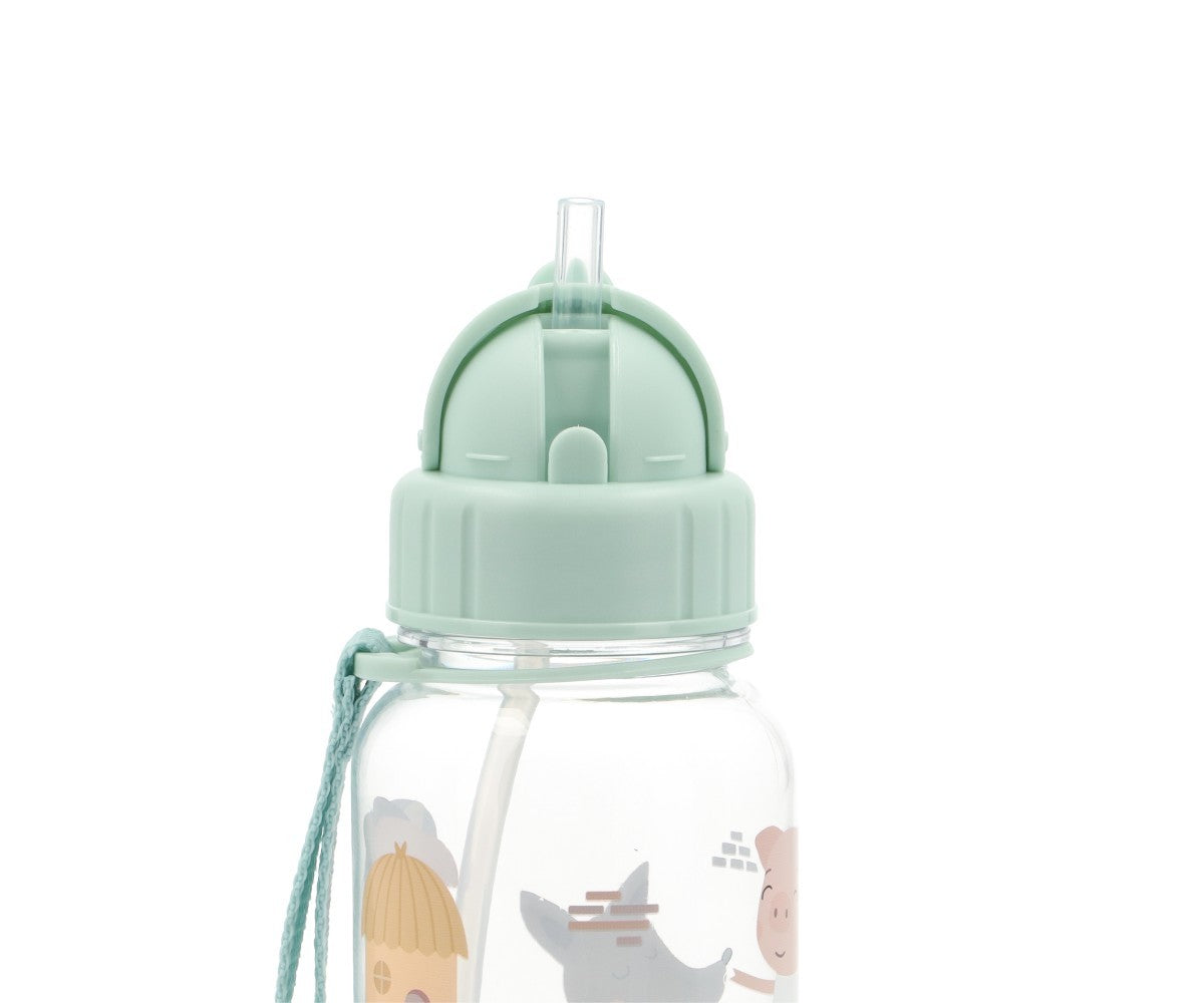 Bouteille en plastique Les Trois Petits Cochons