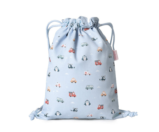 City Cars Fabric Bag Backpack