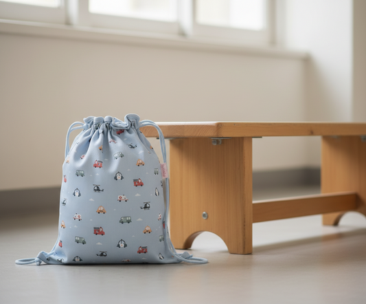 City Cars Fabric Bag Backpack