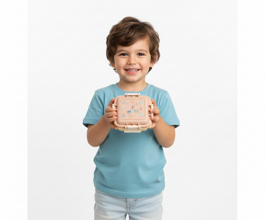 Lancheira Pequena Funny Letters