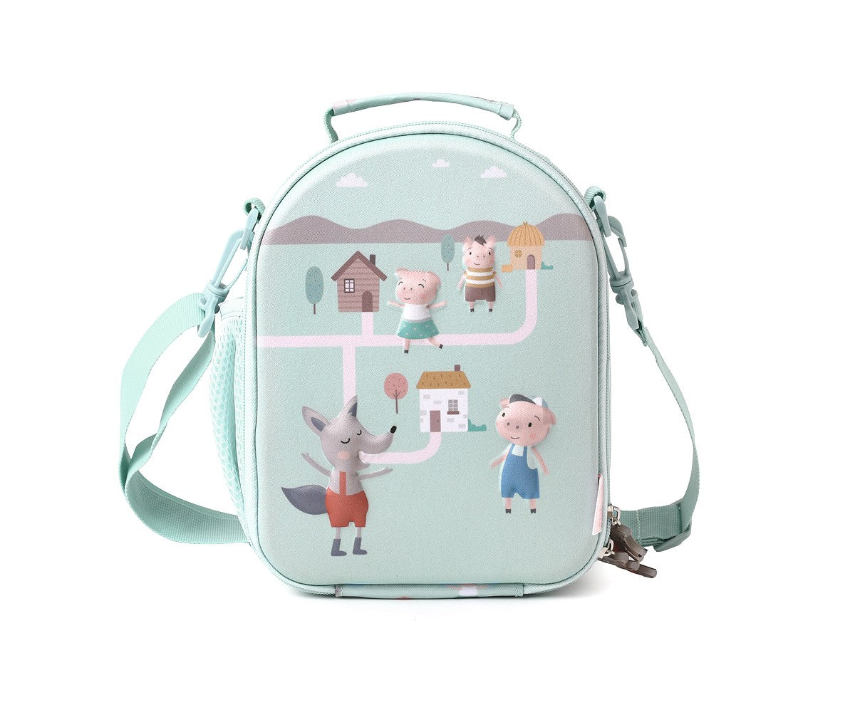 Sac à goûter isotherme 3D Les Trois Petits Cochons
