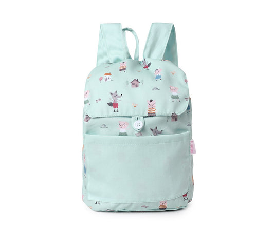 The Three Little Pigs Small Fabric Backpack